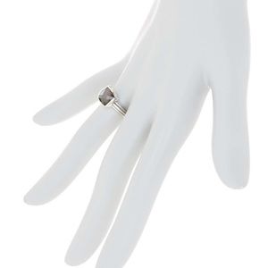 Lagos Black Mother of Pearl Ring